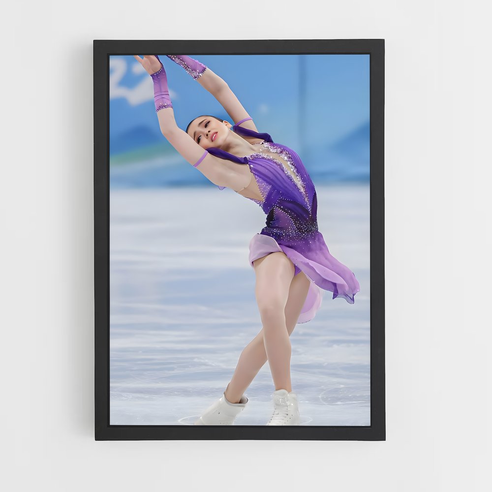 Poster Danse Glacée – affiche Patinage artistique (vue 2)